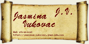 Jasmina Vukovac vizit kartica